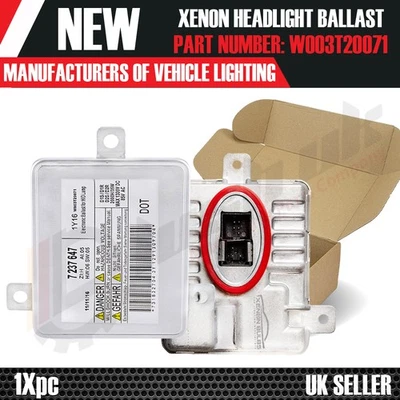 BMW Serie 1 3 5 7 E90 LCI F01 F10 F11 F20 F21 Zavorra Xenon 7237647 W003T20071 - Immagine 1 di 4