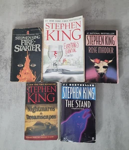 Stephen King Posten von 5 Taschenbüchern The Stand, Rose Madder, Feuerstarter LESEN! - Bild 1 von 24