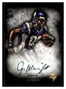 2012 Topps Inception Football #122 Jarius Wright Auto FRA39 - Foto 1 di 2
