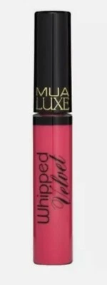 MUA Make Up Academy LUXE WHIPPED VELVET Lip Gloss Juicy Lips RITZY Rose Hot Pink - Image 1 of 4