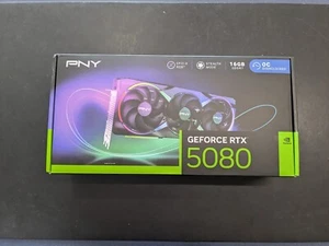 (boite seule) PNY GeForce RTX 5080 OC boîte extérieure avec emballage interne - Photo 1/4