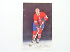 HOCKEY PROMO STAR POST CARD 1971 MONTREAL CANADIENS CLAUDE LAROSE