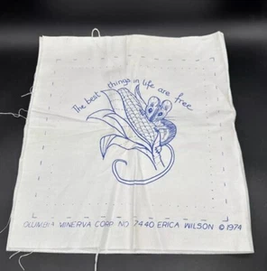 County Mouse Erica Wilson 1974 incomplete RARE The Best Things In Life Are Free - Picture 1 of 3