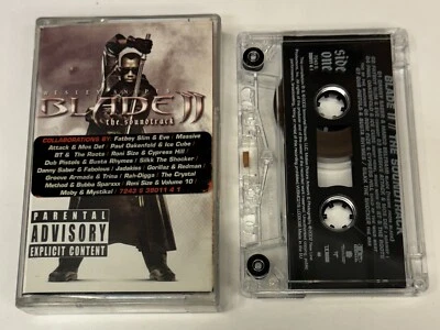 BLADE II SOUNDTRACK (2002) MOS DEF ICE CUBE GORILLAZ CASSETTE MADE IN EUROPE - Image 1 of 2