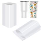 3X(8X12 Inch Sublimation Shrink Wrap Sleeves, 60 Pcs White Sublimation Shrink Wr