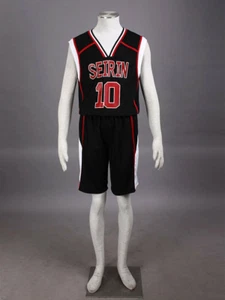 Kagami Taiga Costume - Kuroko no Basket Kagami Taiga Cosplay Black And Red No.10 - Picture 1 of 6