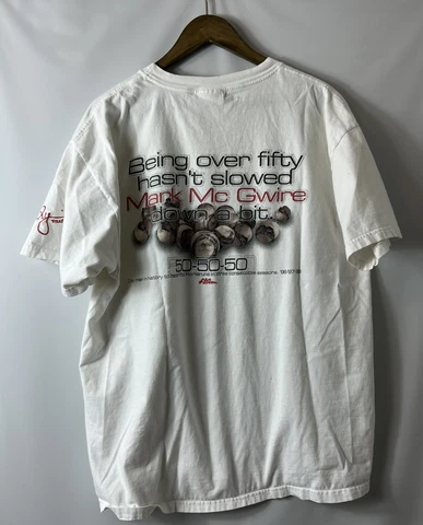 Vintage Mark McGwire No Fear T-Shirt Baseball  Size XL Cover