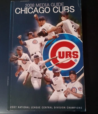 2008 Chicago Cubs Media Guide excellent-near mint condition (see scan) - Image 1 of 2
