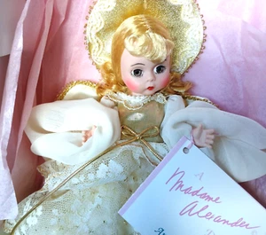 Madam Alexander Tree Topper Angel Doll #852 Mint!! + Wizard of Oz Trading Card - Picture 1 of 8