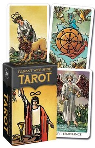 Radiant Wise Spirit Tarot Mini by Arthur Edward Waite (English) Cards Book