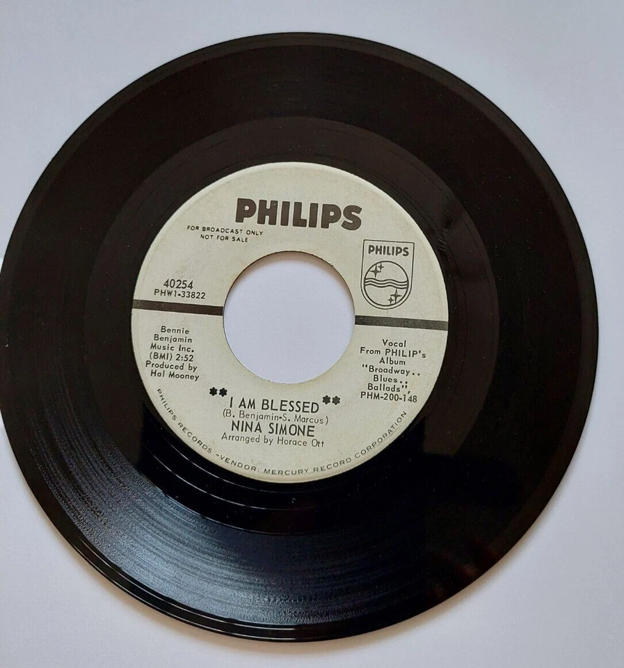 Nina Simone - I Am Blessed / How Can I PHILLIPS promo   VG+ - Image 1 of 2