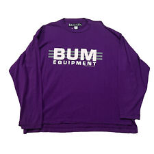 Vintage 1992 Bum Equipment T Shirt Mens L Purple NOS