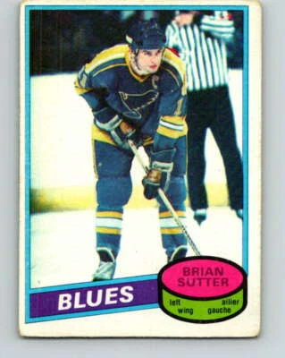 1980-81 O-Pee-Chee #244 Brian Sutter  St. Louis Blues V39546 - Image 1 of 2