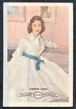 1958 ATLANTIC PICTURE PAGEANT “FILM STARS” TRADING CARD - JENNIFER JONES 26/32.