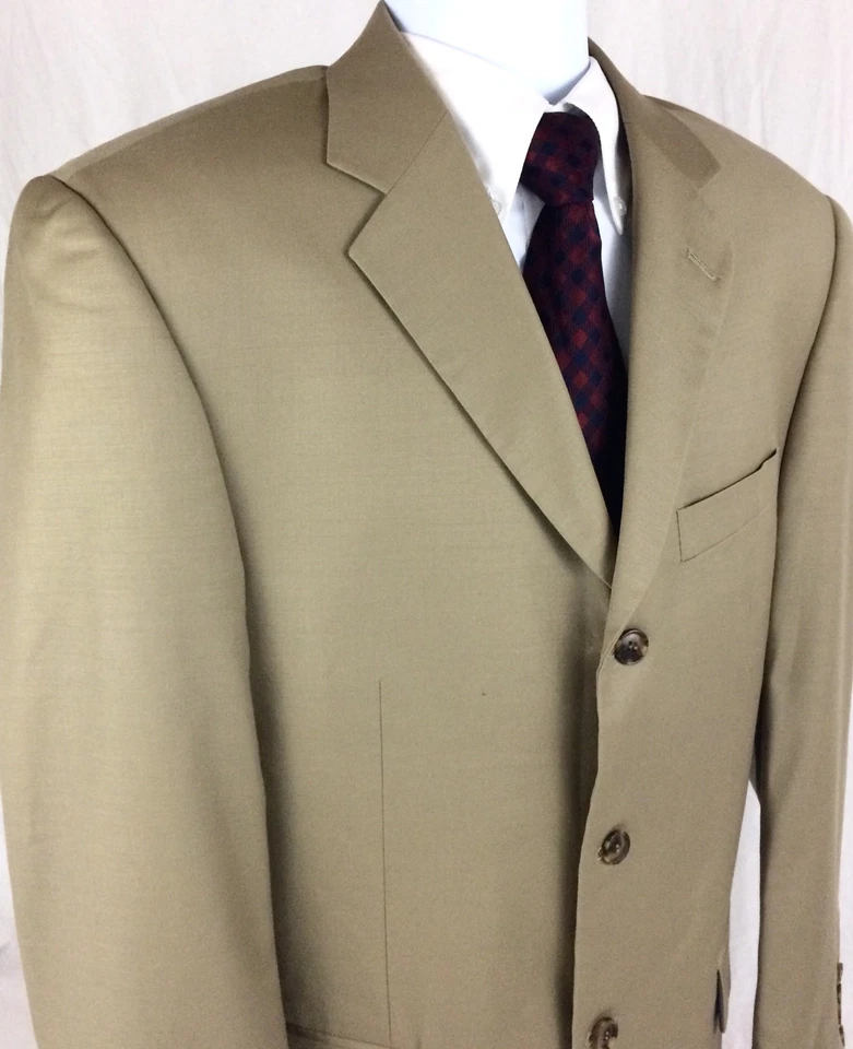 Abrigo Deportivo Giorgio Cosani Para Hombres 40R Super 120s Lana Cachemira Traje Chaqueta Blazer Foto 1 de 4