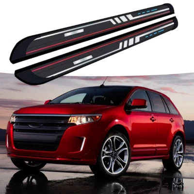 2PCS Running Boards Side Steps Fit For Ford Edge 2007-2014 Black Bar Pedals Foto 1 de 4
