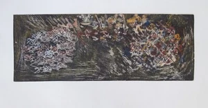 1963 Abstract Expressionist Painting Italian Venice MCM Artist Mario Guadagnino - Picture 1 of 16