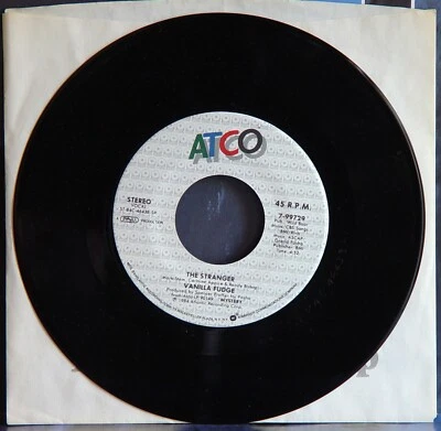 Vanilla Fudge 7-INCH: The Stranger / Mystery 1984 ATCO Records NEAR MINT! - Image 1 of 3