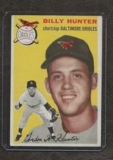 1954 Topps Baseball #48 Billy Hunter, Baltimore Orioles, EX!
