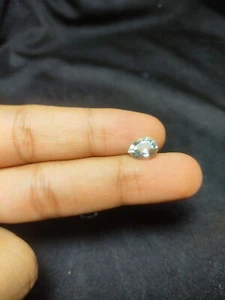 Elegant Clear Quartz Pear Cut Faceted Gem 10x8 mm - Picture 1 of 7