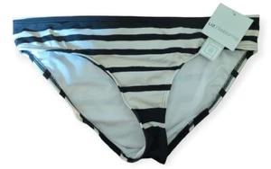 Pantalones de bikini a rayas Liz Claiborne para mujer talla 12 solo NUEVO - Imagen 1 de 5