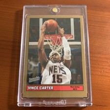 2005 Topps Bazooka GOLD Border #140 Parallel Vince Carter Nets Raptors UNC