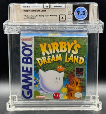 Kirby's Dream Land Nintendo Game Boy 3 Línea Garantía Precintado Nuevo WATA 7.5 A Foto 1 de 2