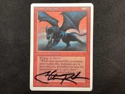 Revised/3rd GRANITE GARGOYLE Signed Artist Deceased LP (BIN0250) Graded Power - Image 1 of 2