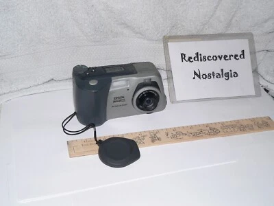 Câmera Digital Vintage Epson Photo PC 750Z Testada Funcionando - Imagem 1 de 4