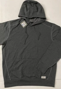 Eddie Bauer Mens Everyday Fleece Pullover Hoodie Ultrasoft GRAY LARGE Sweatshirt - Picture 1 of 8