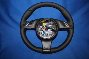 KIEROWNICA PORSCHE 991 911 981 970 997 987 CAYMAN CAYENNE NOWA POKRYTA PO26 - Zdjęcie 1 z 6
