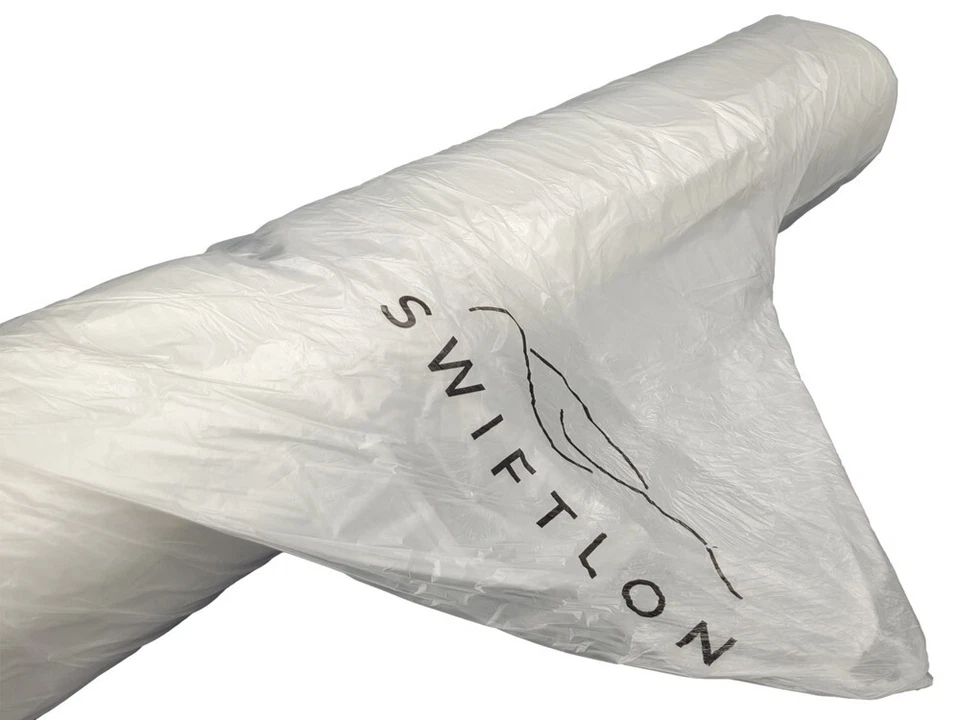 Swiftlon Premium 9 Micron Paint Absorbent Boxed Masking Film Poly Mask 6m x 100m - Image 1 of 1