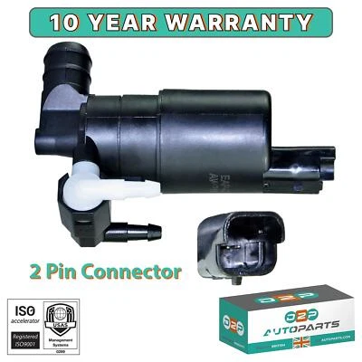 TWIN OUTLET WINDSCREEN WASHER PUMP FOR VARIOUS MODELS OF CITROEN PEUGEOT 4410722 - Image 1 of 4