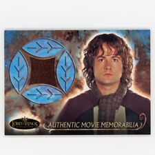 2005 Topps Lord of the Rings Evolution Pippin's Travel Cloak Pippin Relic