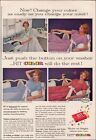 1960 Vintage Ad Rit Teintes and Teintures Rit Couleur Ret Ro Robes Mode 11/05/22