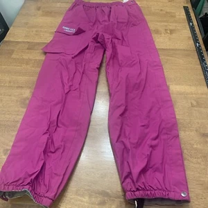 Vintage Bailo Men’s Magenta Ski Pants Medium Size 34 NWT Y2K Gore Tex - Picture 1 of 11
