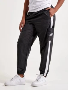NEU Nike Damen Small Sportswear gewebte Hose - schwarz (CJ7346-010) - Bild 1 von 11