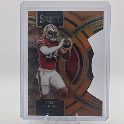 2023 Select Fred Warner Orange Die-Cut /399 Niners - Image 1 of 2