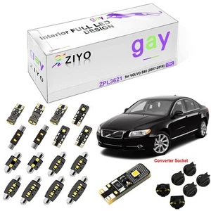 Kit de luces interiores LED para Volvo S80 2007-2019 blancas + bombillas de matrícula - Imagen 1 de 9