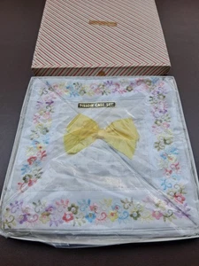 NEU UND VERPACKT Vintage besticktes Kissenbezug-Set - Bild 1 von 3