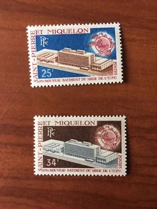 Saint Pierre et Miquelon 399-400 ** MNH UPU année 1970 - Imagen 1 de 1