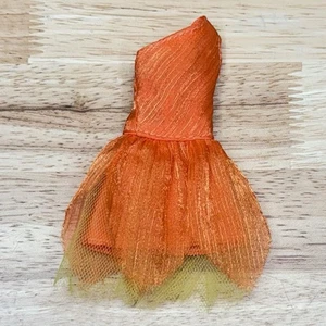 Disney Dress 9" Fawn Fairies Legend Of The Neverbeast Orange Jakks Doll Outfit - Picture 1 of 3