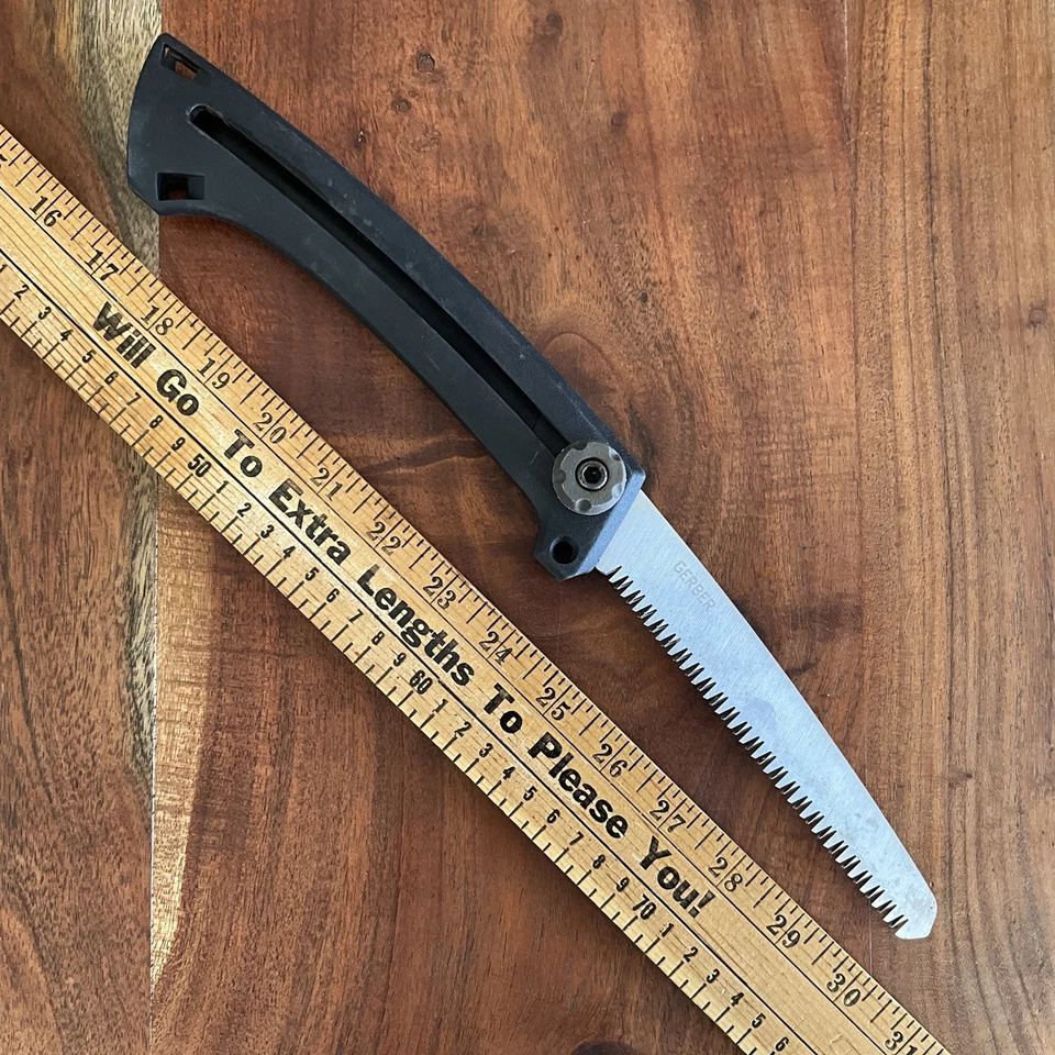 Hoja de sierra retráctil GERBER caza camping mochilero Foto 1 de 3