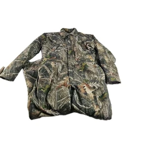 RedHead Camo Silent Hide Coverall Jumpsuit Men M Quilted Double Knee Hunting - Picture 1 of 23