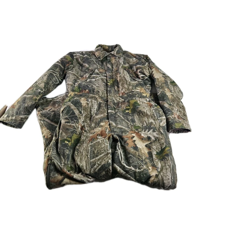 RedHead Camo Silent Hide Coverall Jumpsuit Men M Quilted Double Knee Hunting - Image 1 of 4