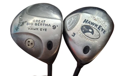 Callaway Great Big Bertha Hawk Eye 9* Driver y paquete de 3 maderas grafito - diestro Foto 1 de 4