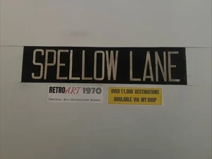 Spellow Lane - Liverpool 416 Bus Destination Blind 28” Gift Anfield - Picture 1 of 10