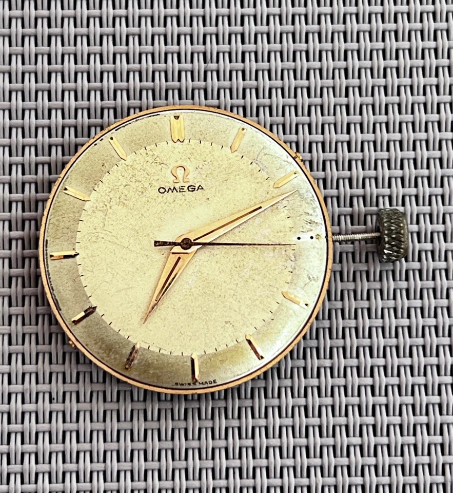 Reloj Automático Movimiento OMEGA Seamaster Cal 284 Esfera Beige Para Hombre 24 Joyas Foto 1 de 4