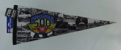2011 Indianapolis 500 Event Collector Pennant Dan Wheldon Bryan Herta Autosport Cover