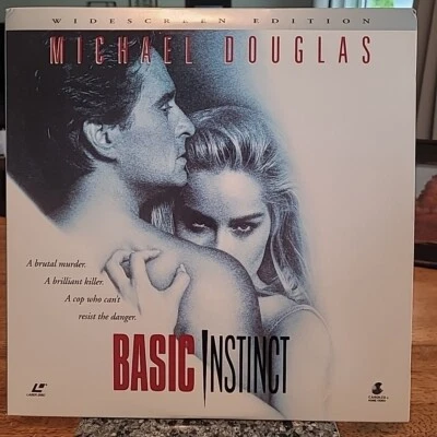 Basic Instinct Widescreen Laserdisc LD Michael Douglas Sharon Stone  - Image 1 of 2